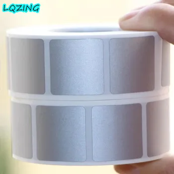 

500PCS 25*25mm/23*42mm Scraping Award Card Coated SCRATCH OFF stickers Film Password Sticker Scratch Off Card Coating Stickers