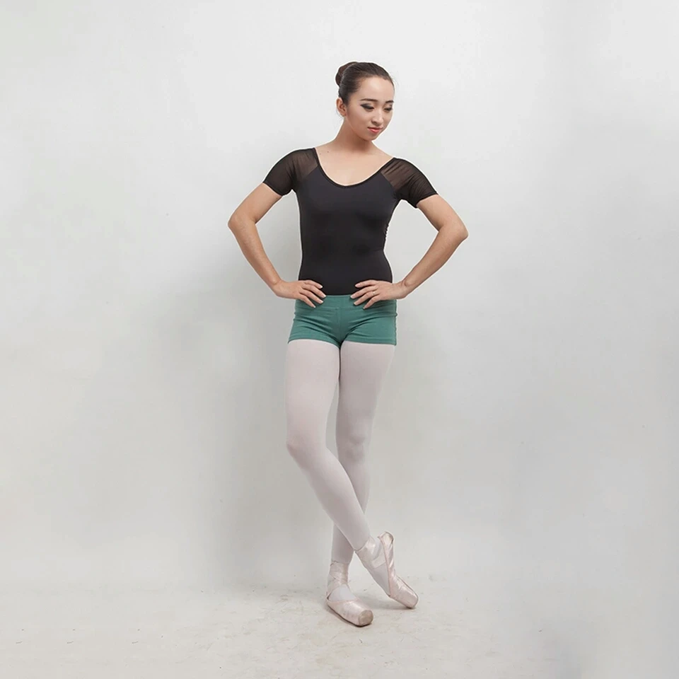 

Ballet Short For Women New Comfortable Practice Dance Costume Dark Purple Gymnastics Leotard Short