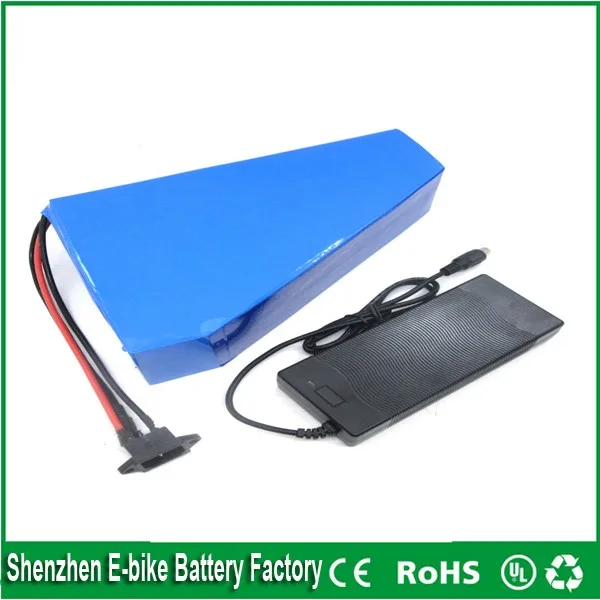 Clearance  48v 1000w triangle electric bike battery  48V 20Ah for 48v Bafang/8fun 1000w /750w mid/center drive motor  +charger +bag 7