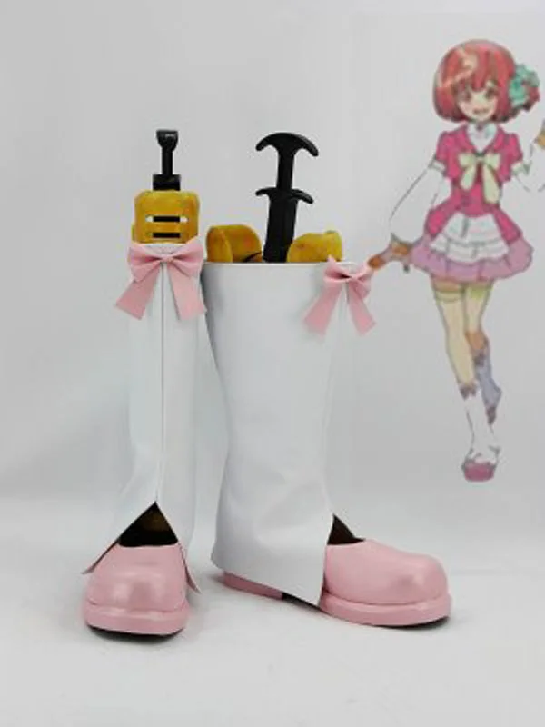 

AKB0048 Nagisa Motomiya Atsuko Maeda/14 обувь для костюмированной вечеринки на плоской подошве; Ботинки для взрослых; Женские вечерние ботинки для костюмированной вечеринки на Хэллоуин; Обувь на заказ