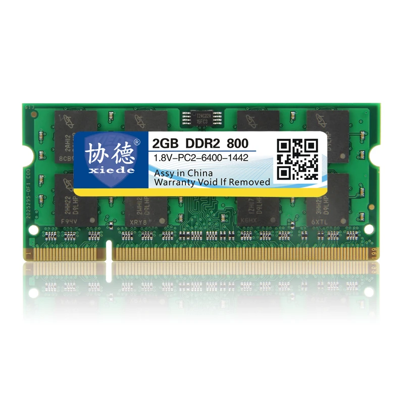 Оперативная память XieDe DDR2 2 Гб для ноутбука Sodimm Memoria, совместимая с DDR 2 800 МГц 667 МГц 533 МГц 800 МГц 1 ГБ PC2-6400