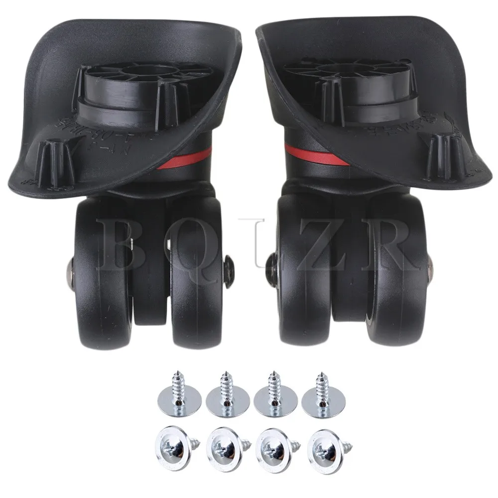 2pcs Black Left Right Luggage Swivel Universal Wheel 10x9 8x4 9cm BQLZR