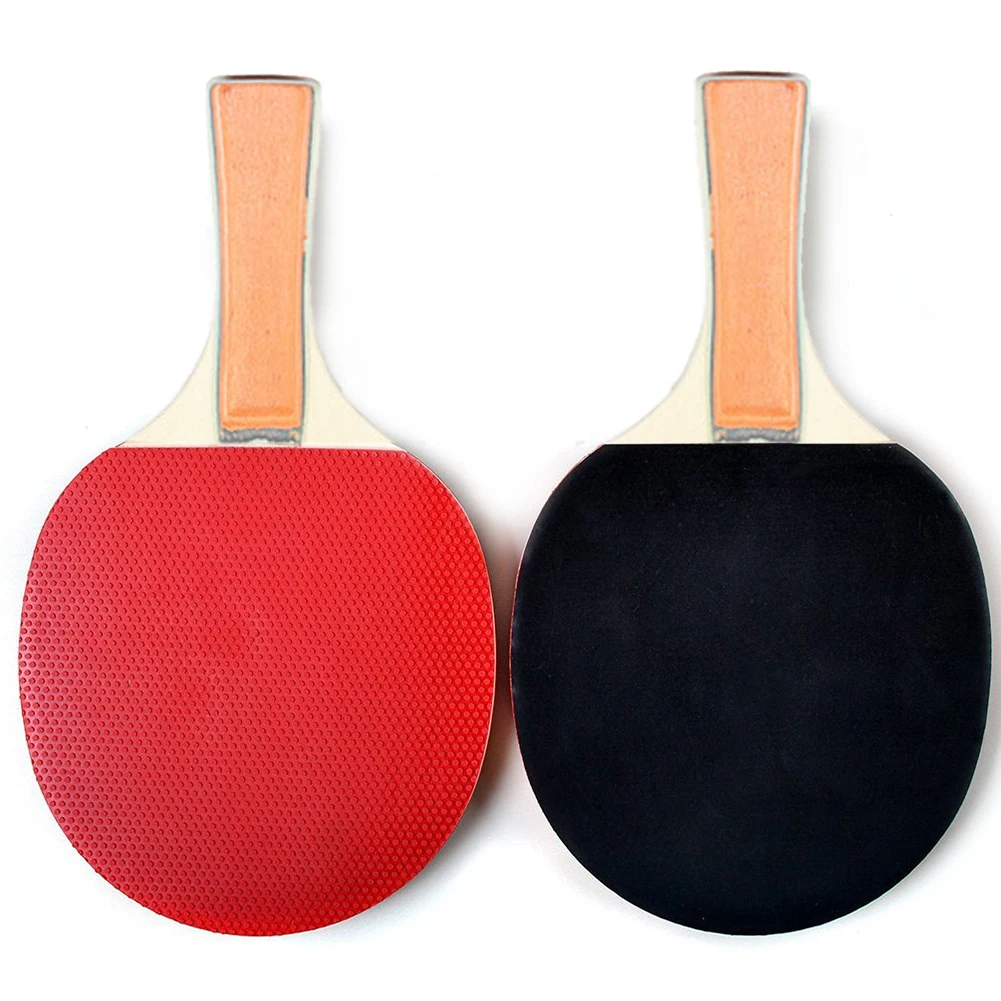 2 шт./компл. пинг-понг длинные/короткая ручка Double Face настольный теннис ракетки набор