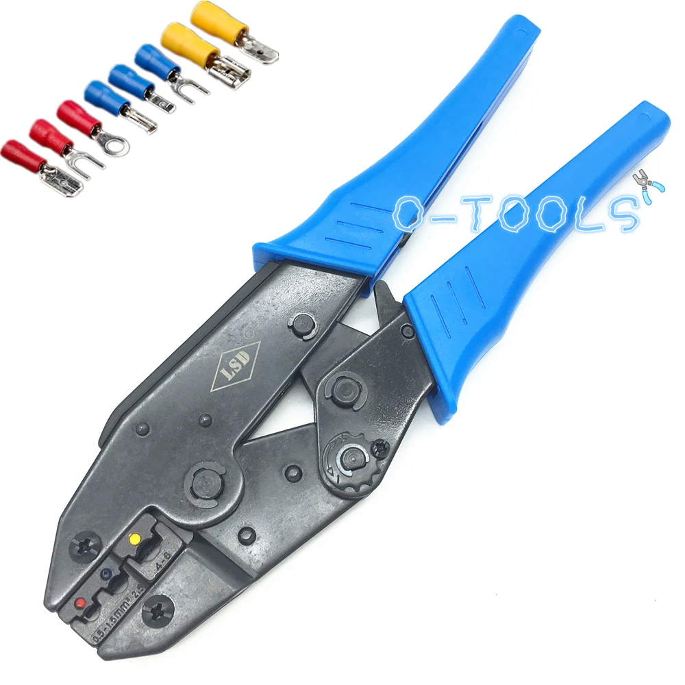 

Crimping tool plier for insulated terminals 0.5-6mm2, AWG20-10 ratchet crimping plier for terminal LS-30J