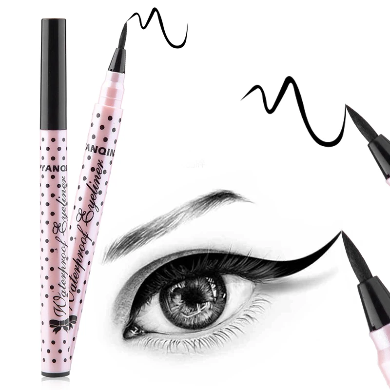 

2016 Hot selling Black Eyeliner Pencil Makeup Waterproof Beauty Natural Eyes Pen Eye Liner Pencil Liquid Cosmetics Long Lasting