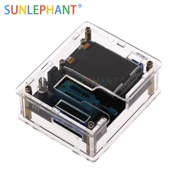 

LCD GM328A Transistor Tester Diode Capacitance ESR PWM Square Wave Signal Generator SMT Soldering +DIY Acrylic Box