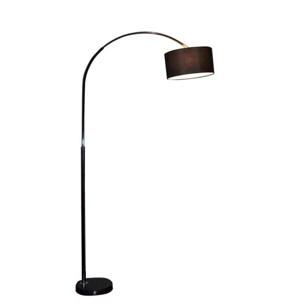 

LED Floor Lamp Modern for Living Room 110v-220v Floor Light E27 Marble Tricolor Fishing Button Long Arm Floor Lamps