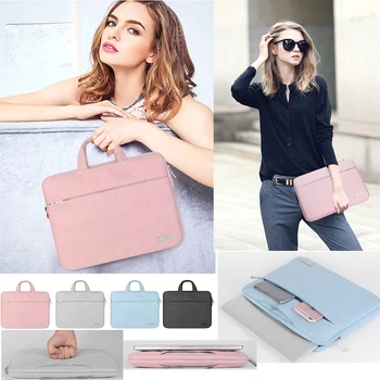 

Nylon Fashion Portable Handbag Notebook bags 15.4 inch Laptop Bag Briefcase for Macbook pro