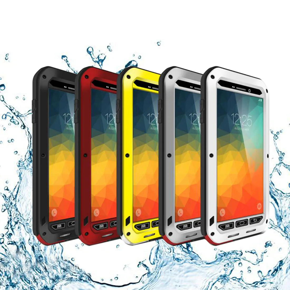 

New Complete Coverage of 360 Degrees Cover Anti-Shock Armor Case Anti-scratch Proof Phone Case for Samsung Note 5