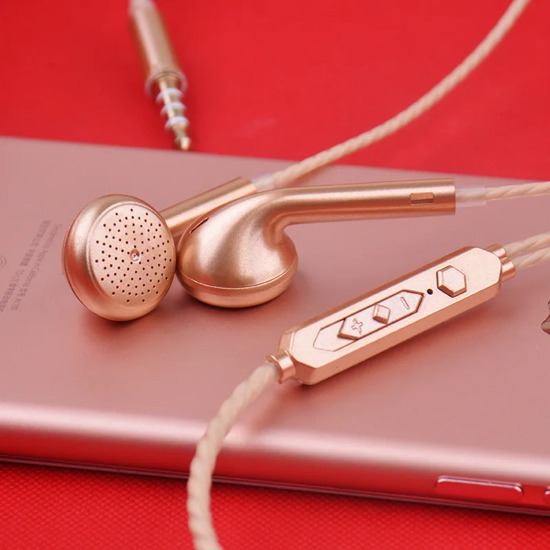 

3.5mm Wired Earphone For IOS Android Ear Hook Volume Control Sport Earphone Music Traveling In-Ear earphone For Mobile Phone