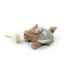 Дизайнерский Фарфор Чай домашних животных Черепаха-Дракон ремесла для китайского кунг-фу приборы для чайной церемонии брат, обжиг красивый подарок