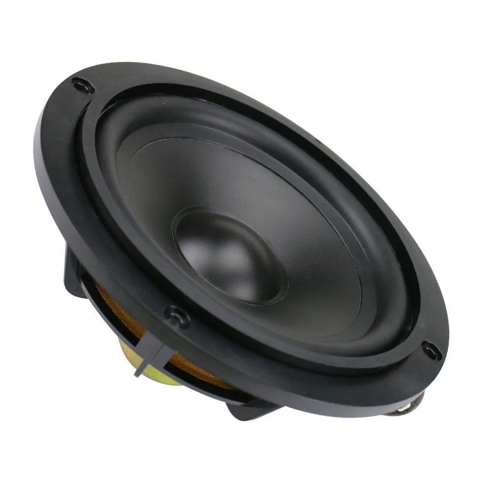 GHXAMP 5.25 Inch 145mm Neodymium Car Speaker 4ohm 20W Full Range Loudspeaker PP Basin Rubber Edge ABS Frame 1Pairs