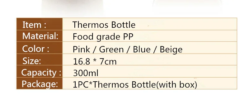 Термос чашка двухслойная вакуумная колба изолированный стакан Термокружка бутылка гаррафа termica 16,8*7 см
