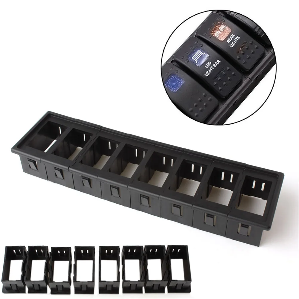 Us 9 86 32 Off Dc 12v Car Boat Rocker Switch Clip Panel Patrol Holder Housing For Arb Carling 8pcs 12v Dc Rocker Switch Switch Panel Car12v Car