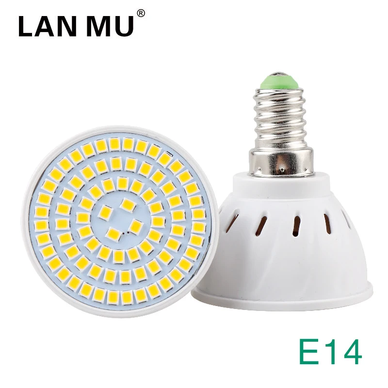 LAN му лампада светодиодный лампы E27 E14 MR16 GU10 B22 220 Bombillas Светодиодный светильник Точечный светильник 48 60 80 светодиодный Lampara пятно света для выращивания растений светильник