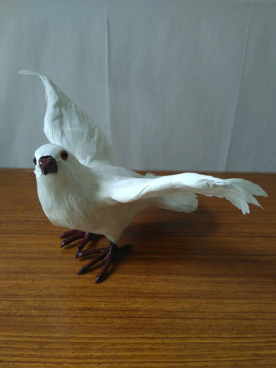 

simulation white dove model 18x30x15cm plastic& furs peace bird prop handicraft,home decoration ornaments gift d1447