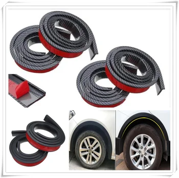 

4PCS black Car Fender Wheel Eyebrow Arch Lip for Volkswagen vw 07 EOS 2.0 TF Phaeton 6.0 EOS 2.0 FS Touareg PTouareg Touran