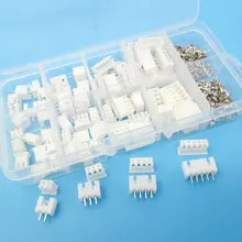 230 個XH2.54 2 1080p 3 1080p 4 1080p 5 ピン 2.54 ミリメートルピッチ端子キット/ハウジング/ピンヘッダコネクタワイヤコネクタアダプターxhキットTJC3