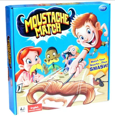 

Mustache Match Pull Out The Mustache Funny Board Game With English Instruction