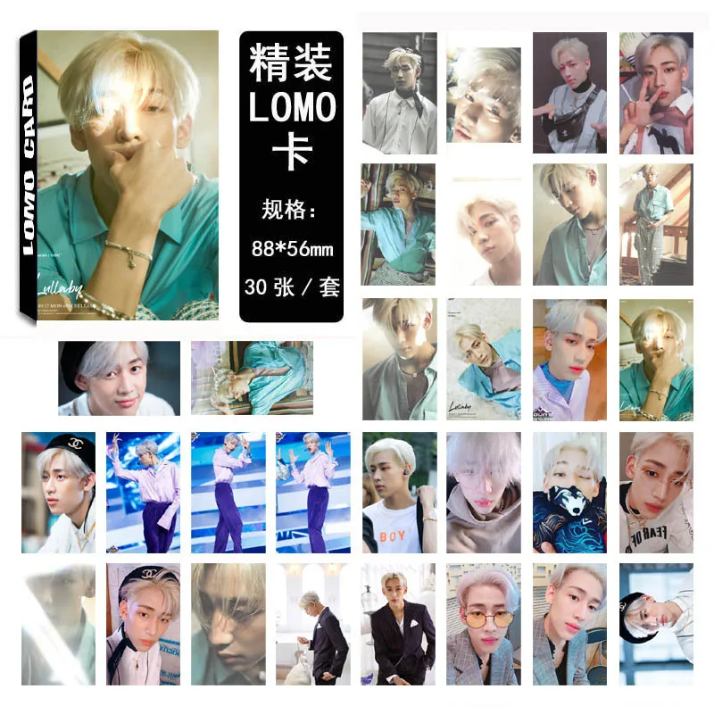 [MYKPOP]GOT7 babyam LOMO открытки колыбельные HD фотобумажные 30 шт./компл. Подарочная коробка