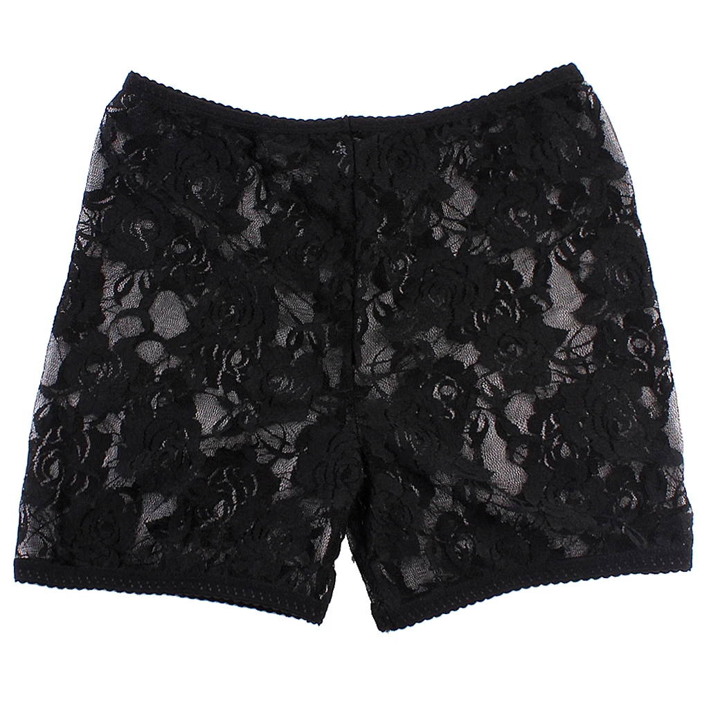 

Women Sexy Lingerie Lace Panties Lace High Waist Brief Panties High Waist Knicker Underwear Sleepwear Black