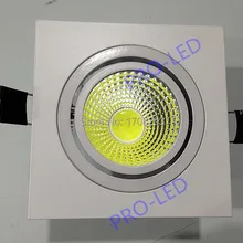 DHL 20 шт./лот Новинка Светодиодный с квадратной cob-матрицей светильники 5w7w10W12w вращающийся Наружная часть: Алюминий/Белый, светодиодный лампы, AC90~ 260 V CE по ограничению на использование опасных материалов в производстве