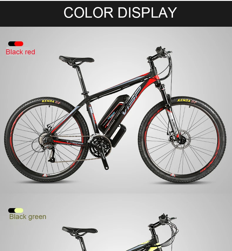Discount 27.5 inches electric Assist mountain ebike 250W electric bicycle  27speed rear drive 48v lithium battery  electric mountain bike 2