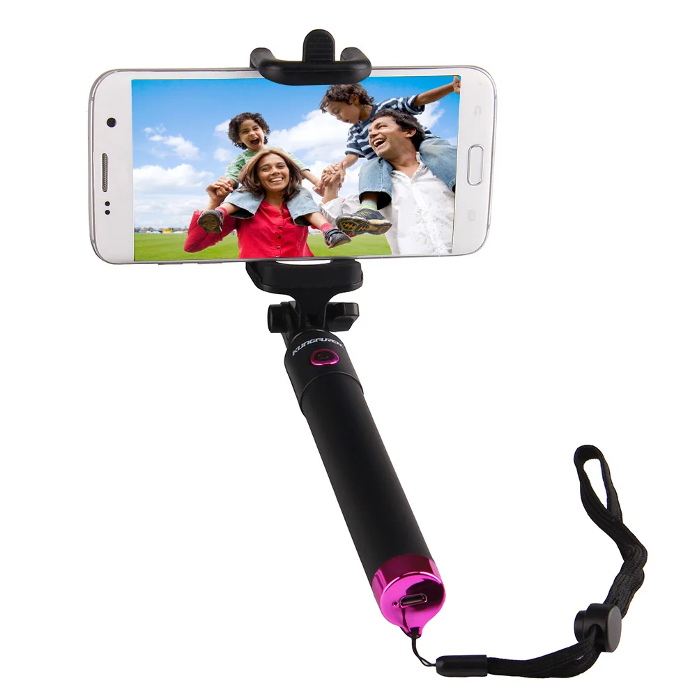 Selfie Stick Bluetooth Extendable and Compact Monopod with 50 Hour