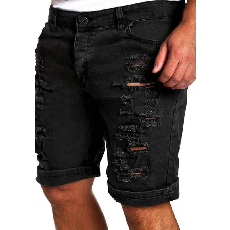 Popular Ripped Denim Shorts Men-Buy Cheap Ripped Denim Shorts Men COULHUNT 2017 Ripped Mens Denim Shorts Summer Casual Hole Washed Beach Shorts Latest Knee Length Ripped - Popular Ripped Denim Shorts Men-Buy Cheap Ripped Denim Shorts Men
