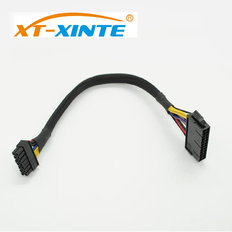 PC ATX 24Pin to 14Pin Power Supply Cable Cord 24p to 14p 18AWG Wire for Lenovo Q77 B75 A75 Q75 H81 Motherboard 