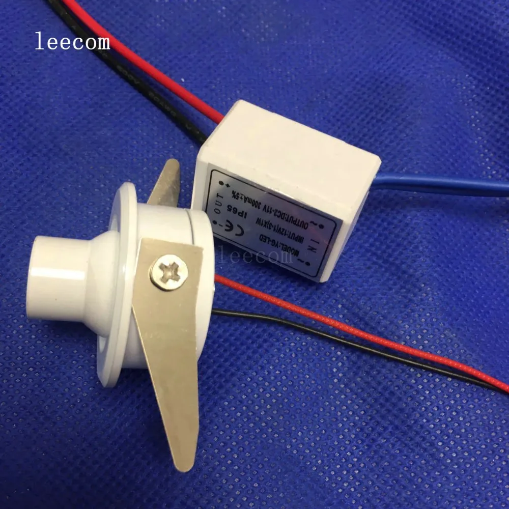 10 шт./лот ограниченный 3 Вт Черный точечный яркий утопленный 220 В светодиодный