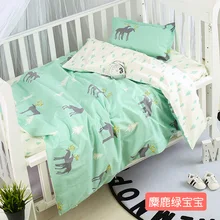 С наполнением! хлопок, Детский Комплект постельного белья, детская кроватка, постельное белье с рисунком, одеяло/простыня/Подушка