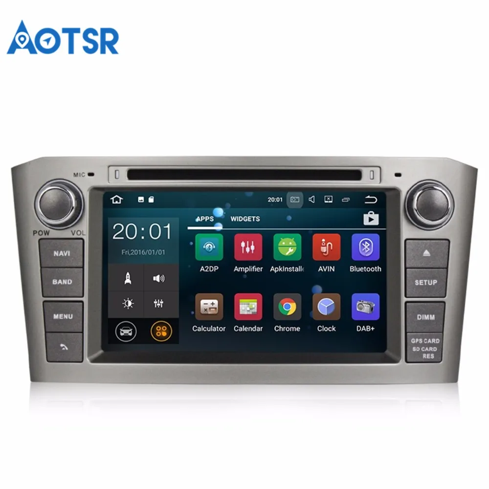 Новейший Android 8,1 8,0 автомобильный DVD плеер gps навигации для Toyota Avensis 2002-2008 T250 автомобиля мультимедийная лента головное устройство 2 din радио
