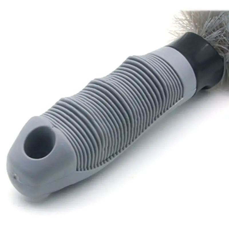 

Fine Wire Brush Car Motorcycle Wheel Wash Anti Slip Handle Dust Cleaning Premium Duster Remover Vehicle Wheels Maintain Tool
