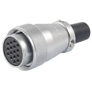 

WS28 Straight Female 2/3/4/7/10/12/16/17/20/24/26 Pins Aviation Cable Plug Circular Connector 1pc