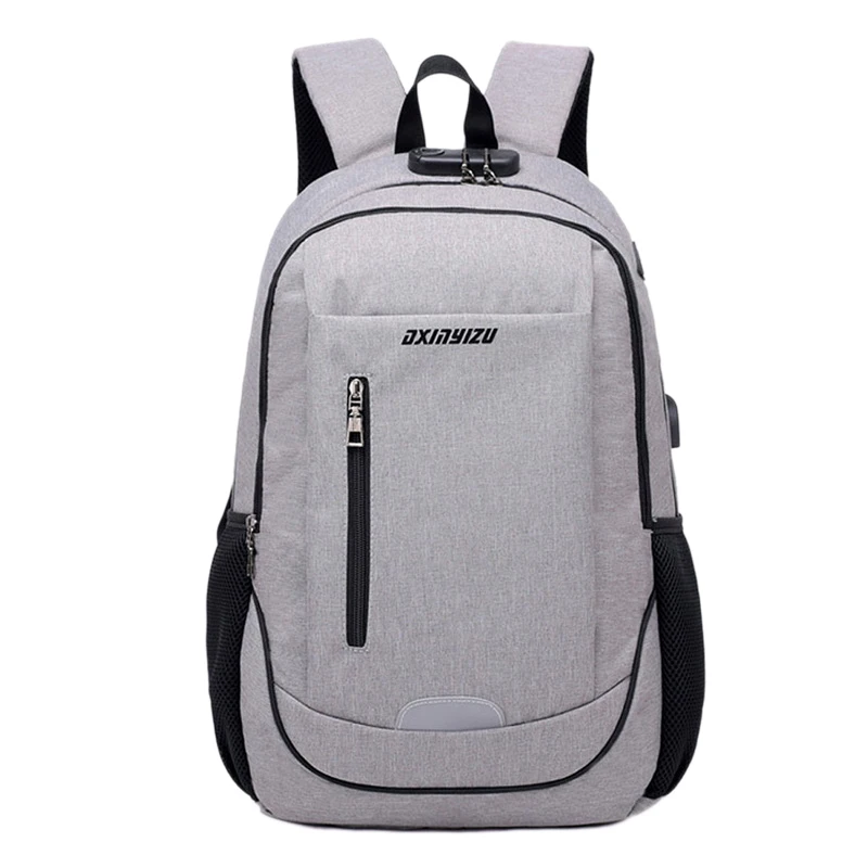 

15.6Inch Anti-Theft Waterproof Laptop Backpack Add Usb Charging And Headphone Port Laptop Bag With Security Lock