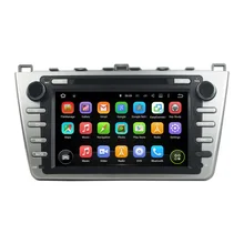 1024*600 del Androide 5.1 del coche DVD GPS se aplican para Mazda 6 Ruiyi Ultra 2008 2009 2010 2011 2012 Autoradio Multimedia de Audio estéreo