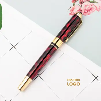 

Personalized Customized Logo Ballpoint Pen Metal Roller Ball Pen for Writing 0.7MM Refill Gift Stationery Office School Supplies