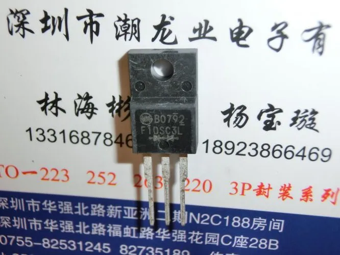 

10Pcs SF10SC3L F10SC3L TO220F