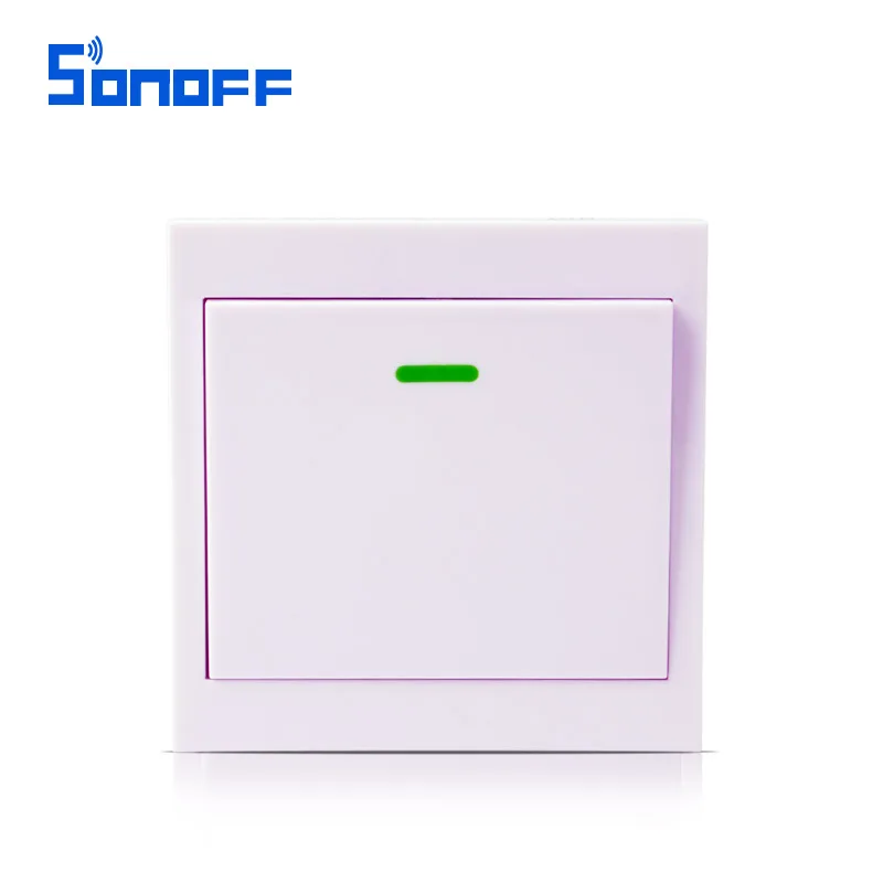 

Wireless Remote Transmitter 1 Channel Sticky RF Smart For smart sonoff rf 433.92 MHZ 86 Wall Panel ev1527