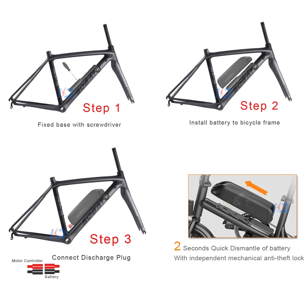 Best Electric bicycle 48V 17Ah Battery 36V 52V 17Ah built in Samsung 18650 Cells For Ebike Hub Mid Drive Bicycle Motor Kit 4 Best Electric bicycle 48V 17Ah Battery 36V 52V 17Ah built in Samsung 18650 Cells For Ebike Hub Mid Drive Bicycle Motor Kit 4