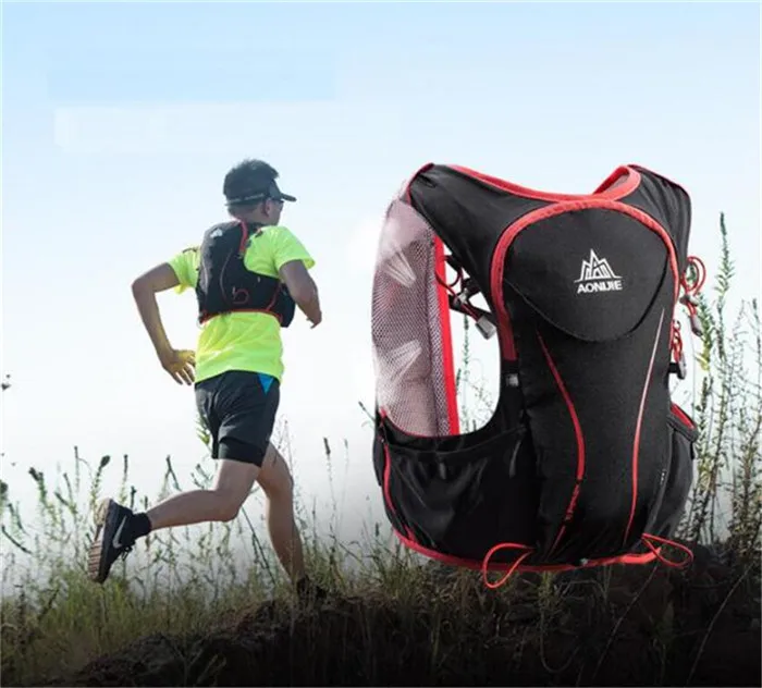 AONIJIE Men Women 5L Lightweight Trail Running Backpack Outdoor Sports Hiking Racing Bag Optional Hydration Water Bag Bottles AONIJIE Men Women 5L Lightweight Trail Running Backpack Outdoor Sports Hiking Racing Bag Optional Hydration Water Bag Bottles
