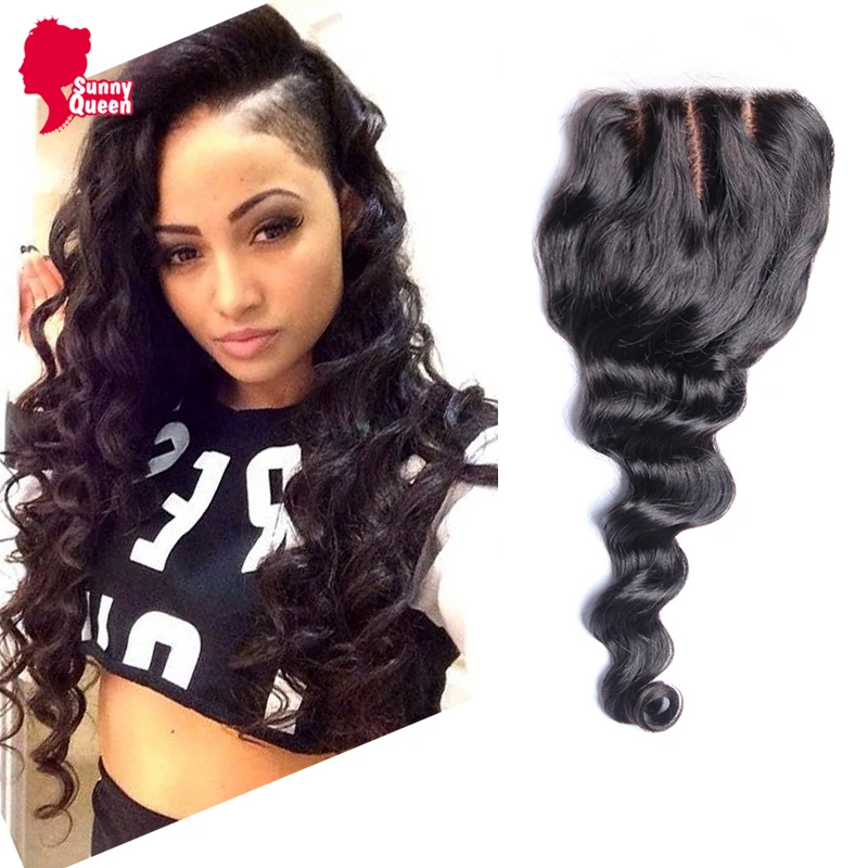 Unprocessed 7A Silk Base Closure Brazilian Loose Wave Silk Closure 4X4