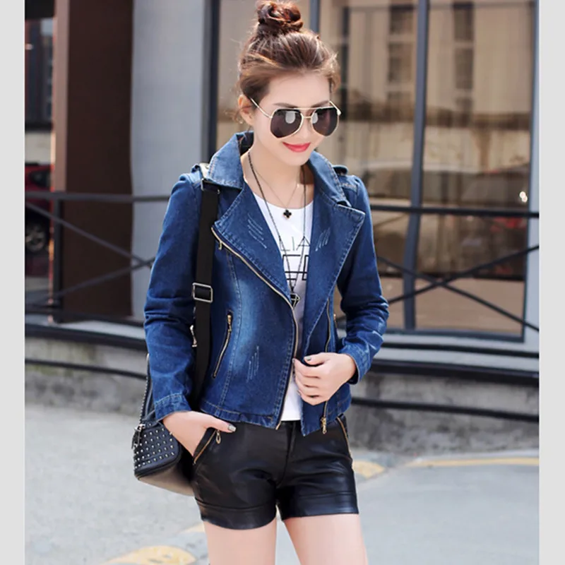 Куртка бомбер женская джинсовая на весну/осень 887|denim coat|women denim jacketjacket short |