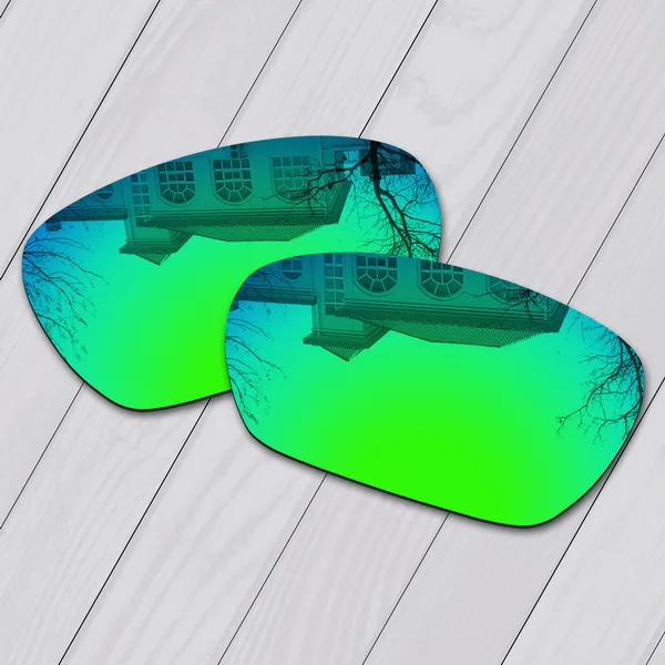 E.O.S поляризованные улучшенные Сменные линзы для солнцезащитных очков Оукли-несколько вариантов - Цвет линз: Emerald Green