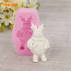 VOGVIGO рождественские олени силиконовые формы десерт декораторы Sugarcraft Cookie плесень шоколад желе пудинг формы для выпечки инструмент