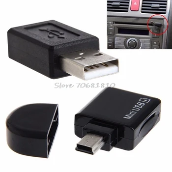 

Mini USB to TF Tflash Micro SD Adapter Card Reader For Car AUX Out Music Audio Drop Shipping