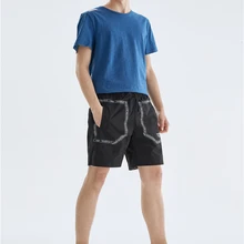 Mark Fairwhale новые летние мужские Повседневный Письмо печати Прямо Спортивный на открытом воздухе Над коленями Короткие штаны Мужчины 718222052032