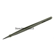 5pcs/lot Stainless Steel straight tip tweezer Watchmaker Repair Antistatic Jewelry Tweezers pick up tools jeweller type forceps