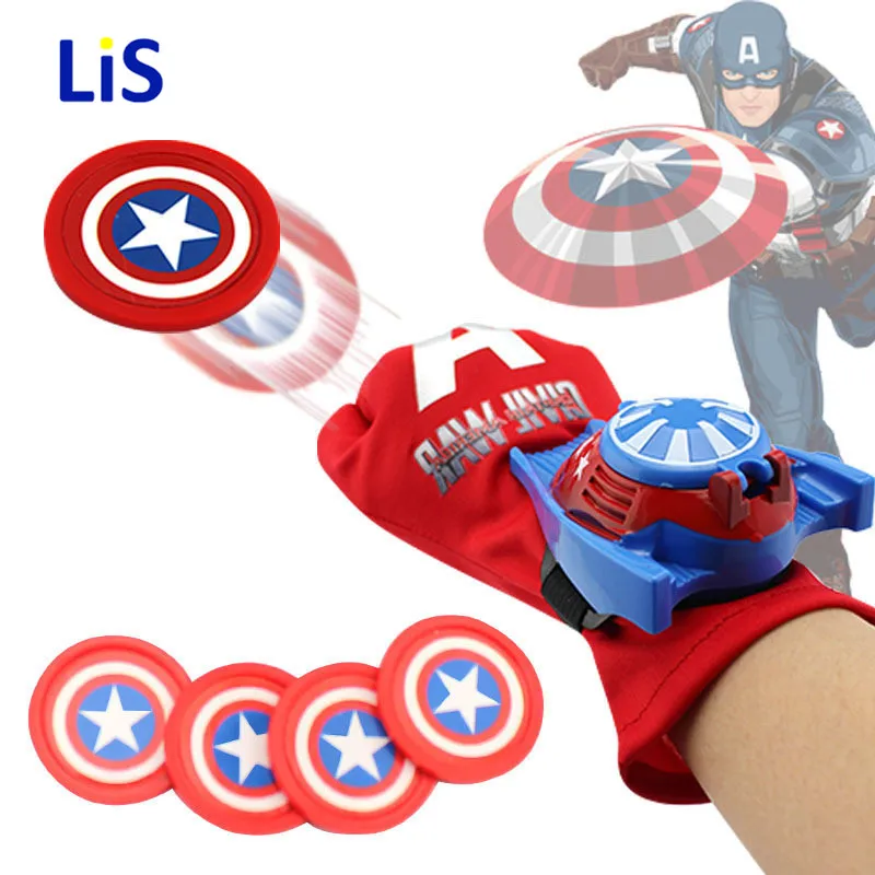 

DC Justice League Superhero Spiderman Cosplay Glove with Flashing and Sounding,Kids Toy Spiderman Glove Launcher